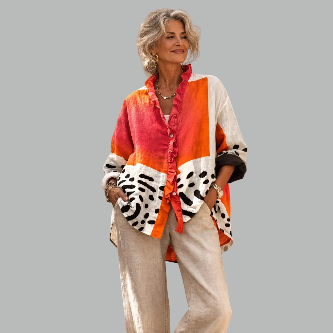 The Ruby Printed Blouse