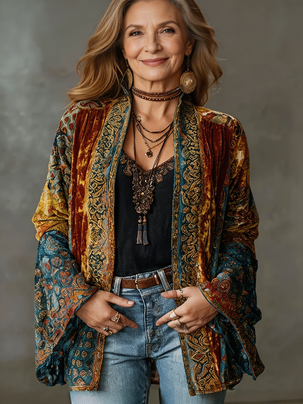 The Darcy Embroidered Kimono