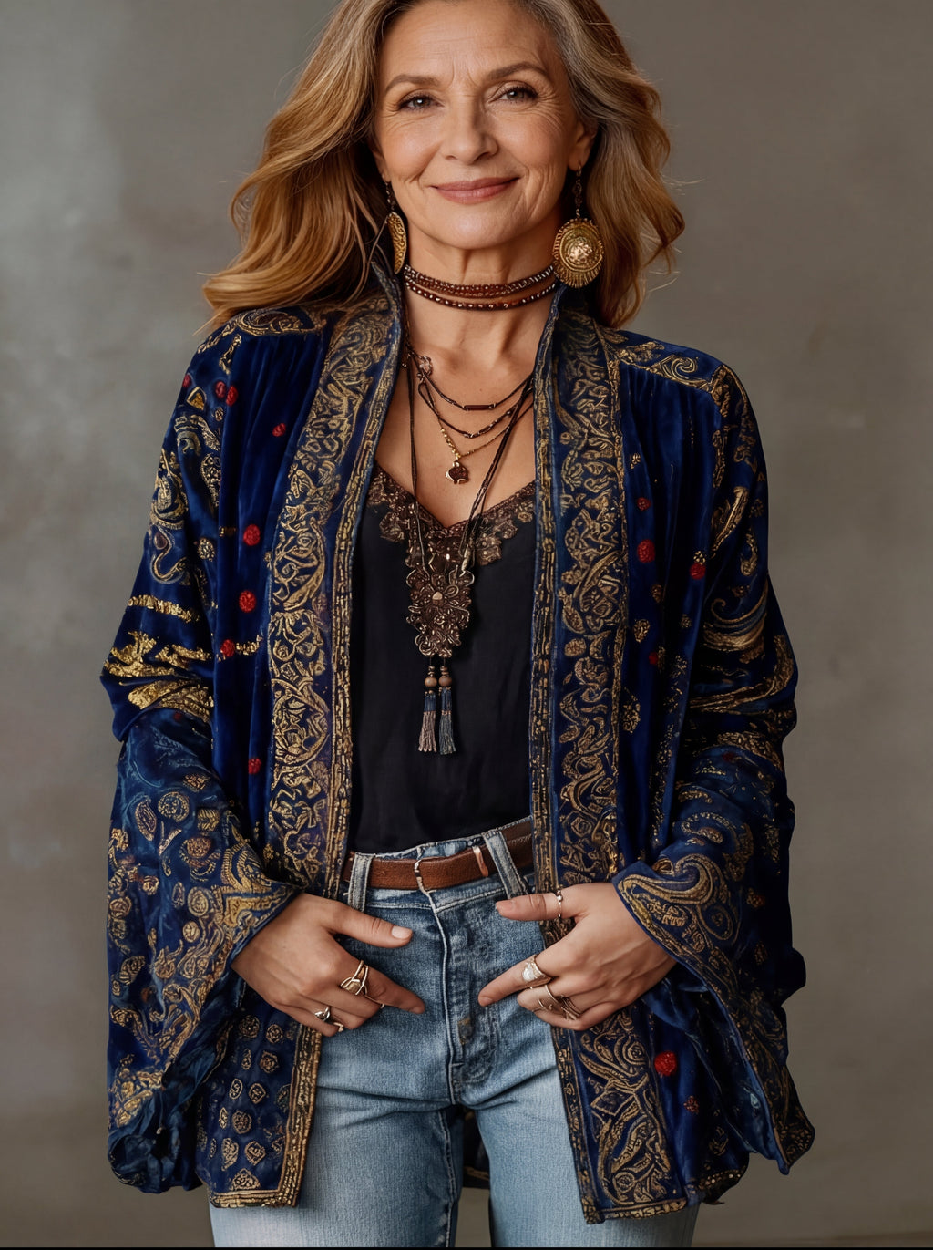 The Darcy Embroidered Kimono